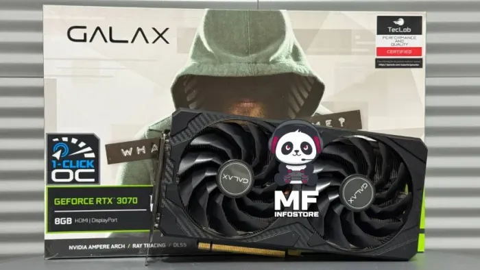 Placa de Vídeo RTX 3070 8GB Galax