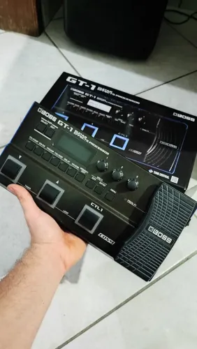 BOSS GT1 - ESTUDO TROCA POR GUITARRA