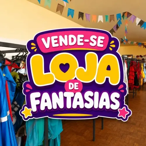 Loja de Fantasias ( Aluguel) completo para iniciar imediatamente