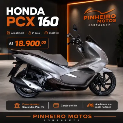 Honda PCX 160 2021/2022 | 2º Dono | 37.000km | Financia/Cartão/Troca