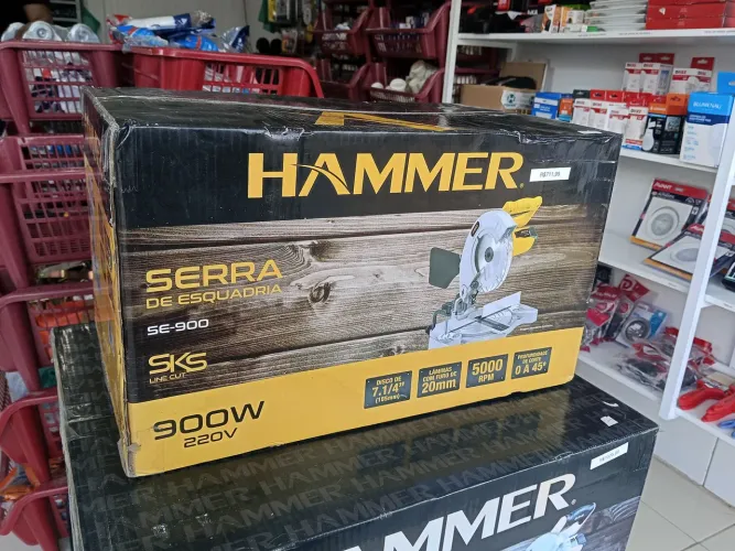 Serra de Esquadria Hammer SE-900 900W 220V Nova