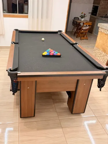     Mesa de Bilhar 2 em 1 - Vira Mesa de Jantar
