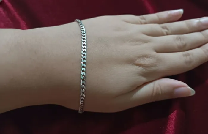Pulseira grumet prata 925
