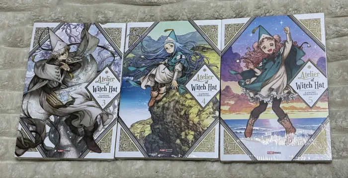 Mangás atelier witch hat 3 ao 5