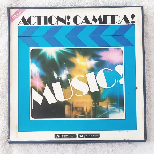 LP Vinil 8 discos Action Camera Music 1980. Box com coleção completa da Reader's Digest.