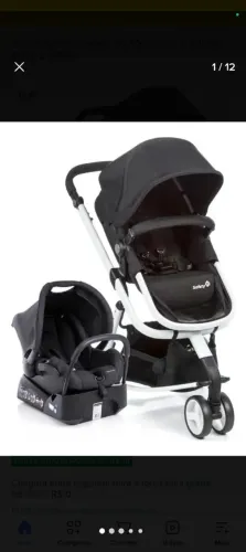 Carrinho de bebê travel system Mobi Safety 1st - trio