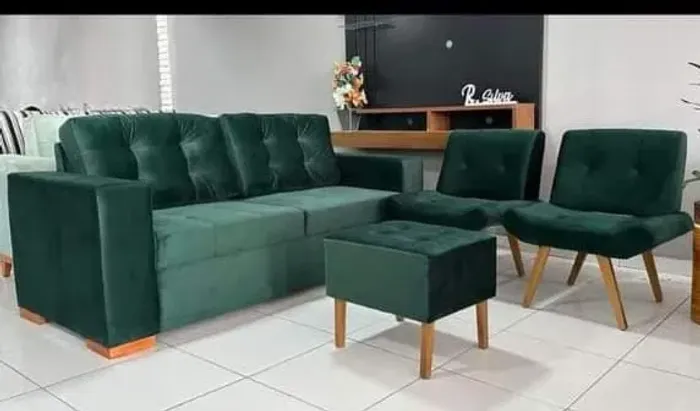 Sofa com costura italiana