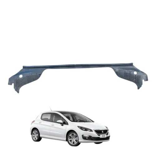 Calha Churrasqueira Parabrisa Peugeot 308 408 2013 A 2015 Preto