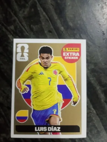 Figurinha Luis Díaz ouro copa 2026