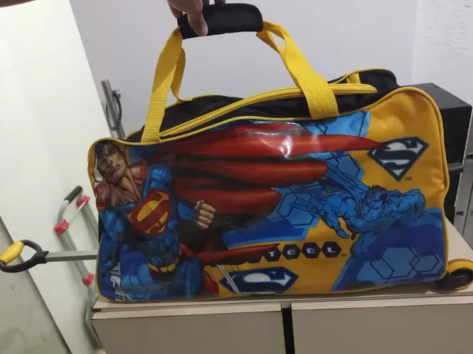 Mala de viagem super man