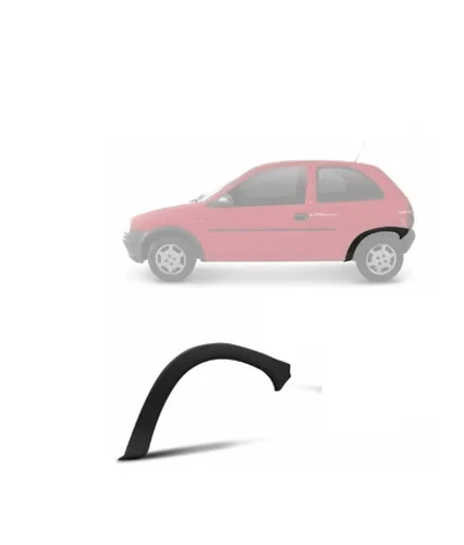 Moldura Paralama acabamento alargador Friso Traseiro GM Corsa Hatch 1994 a 2002 2/4 Portas