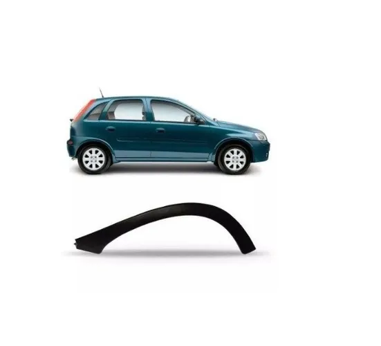 Moldura Paralama acabamento alargador Friso Traseiro Corsa Hatch 2003 2012