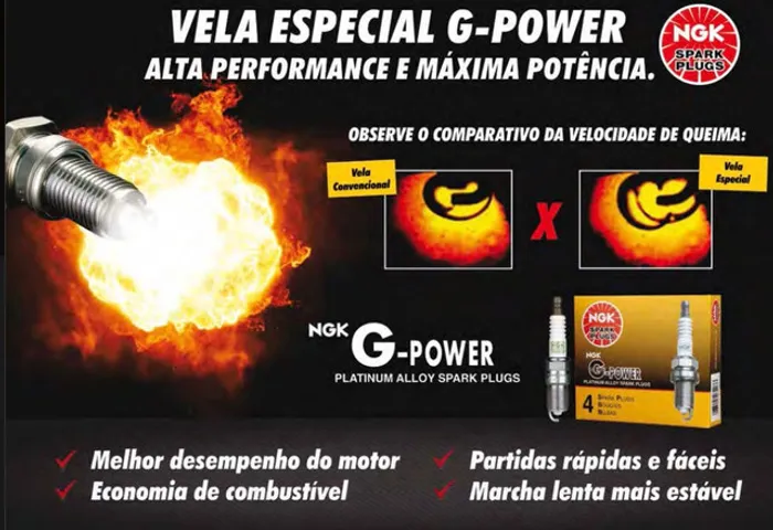 Jogo De Vela Ngk Platinum Gpower Pajero Tr4 2.0 16v