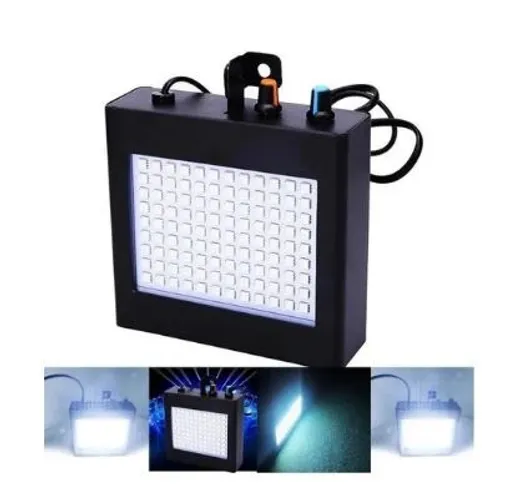 Strobo Flash 108 Leds Rgb Colorido Sensor Rítmico Efeito Câmera Lenta