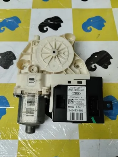 Motor Da Maquina Levantar Vidro Porta Traseira Esquerda Focus 2009-13