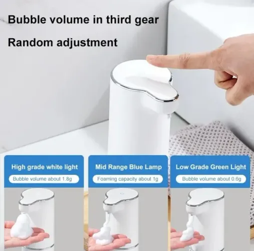 Dispenser sabonete líquido recarregável 