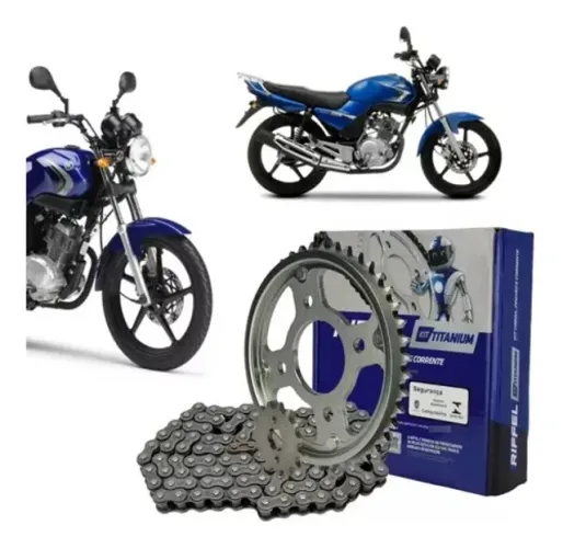 Kit Transmissao Relacao Ybr 125/Factor 125 Riffel (Entrega Grátis)
