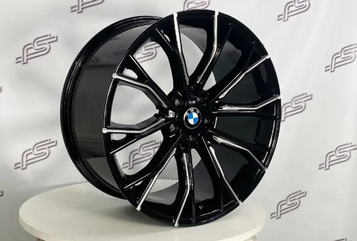 Rodas Bmw G20 Preto Diamantado 5x112 - 20x8,5 e 20x9,5