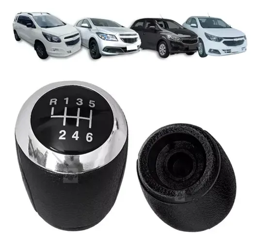Bola Câmbio GM Joy Cobalt Spin Onix Prisma - Cinza / Grafite / Cromado / Preto - N400543