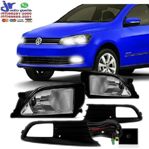  Kit Farol de Milha Gol G6 2013 2014 2015 2016 Auxiliar Neblina 