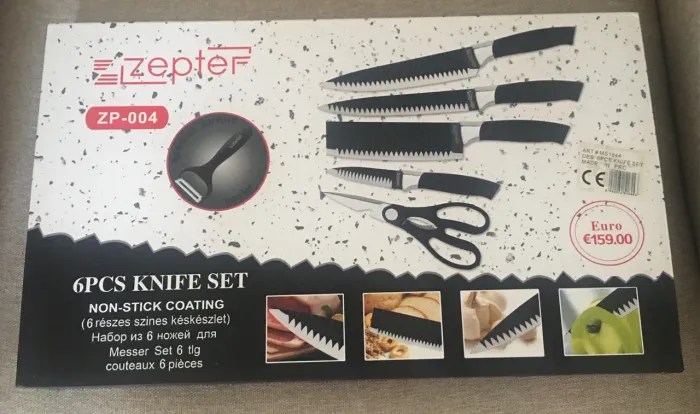 Conjunto 6 peças de corte - Kit churrasco