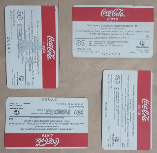 Cartão Telefônico COCA COLA 