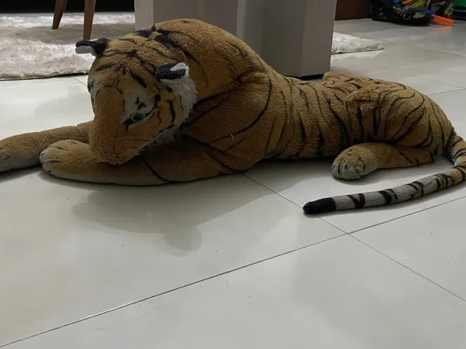 Tigre de Pelúcia Gigante 1,10cm por 160,00