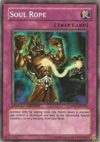 Yugioh!!! Soul Rope Lodt-ense2 Super Rare - Light Of Destruc