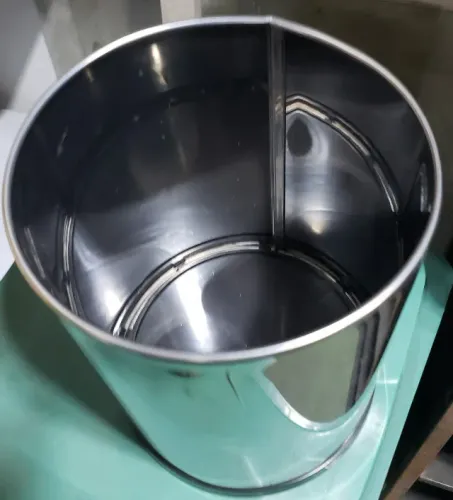Cesto - Lixeira Em Aço Inox Sem Tampa 13 Litros Usado