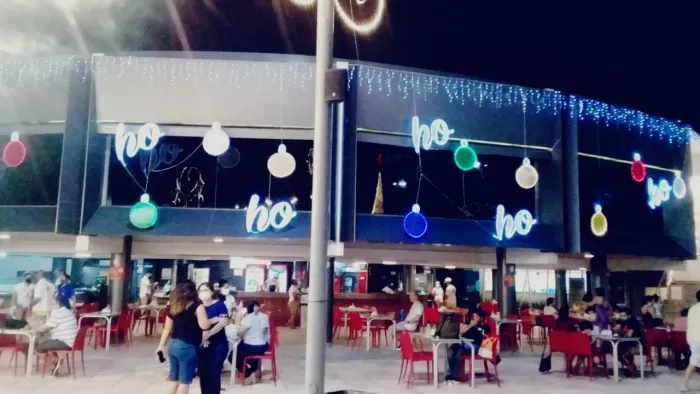 Decoração de Natal externa 
