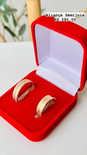 Aliança Semijoia 01 