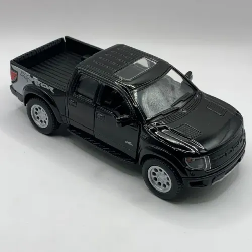 Miniatura Ford F-150 Svt Raptor Supercrew (2013) Kinsmart Preto