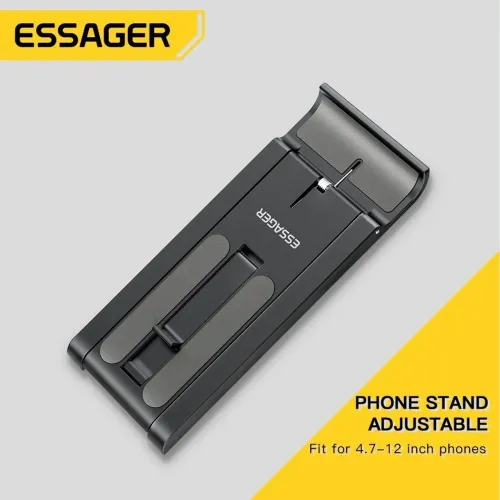 Suporte De Telefone Essager Mesa Móvel Dobrável Ajustável
