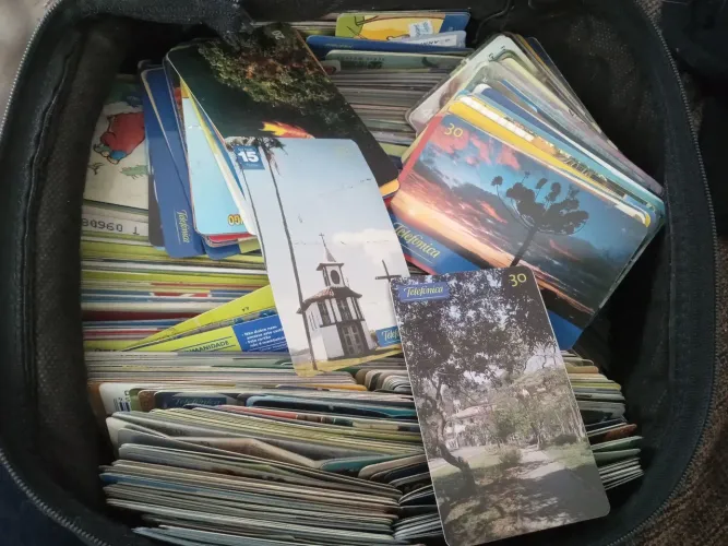 Vendo cartões telefônicos para colecionador