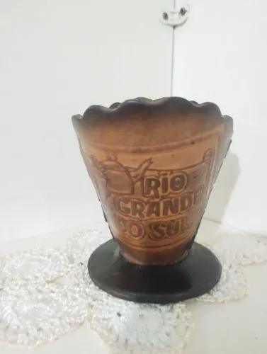Copo de Couro Rio Grande do Sul - Artesanal