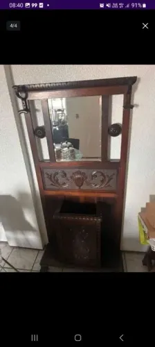 Móvel chapeleiro madeira 