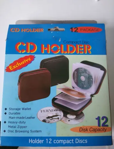Estojo porta CD e DVD 