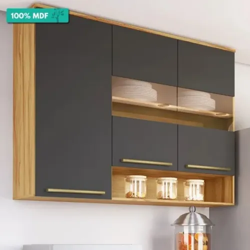 Armário MDF de Parede 3 portas Napoli