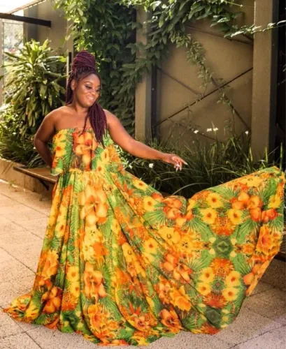 Vestido Longo Floral
