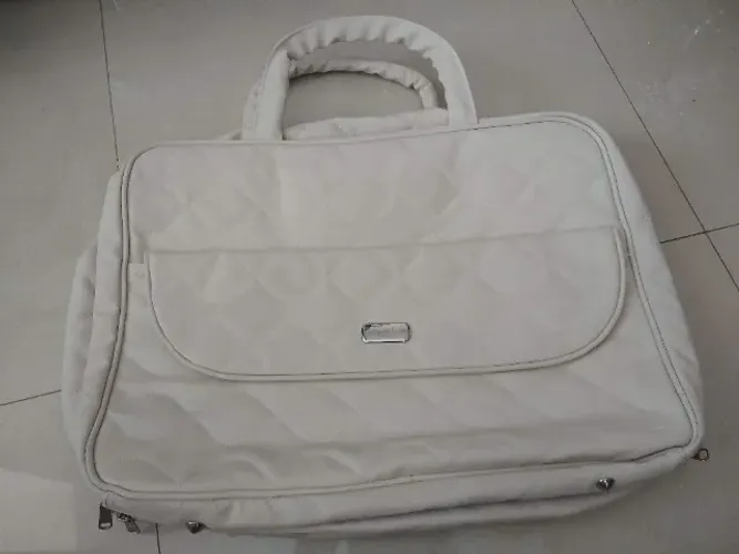 Mala Maternidade Classic For Baby Missoni Cor Caqui Couro