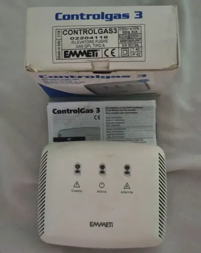 Detector de Vazamento de Gás GPL Emmeti Controlgas 3