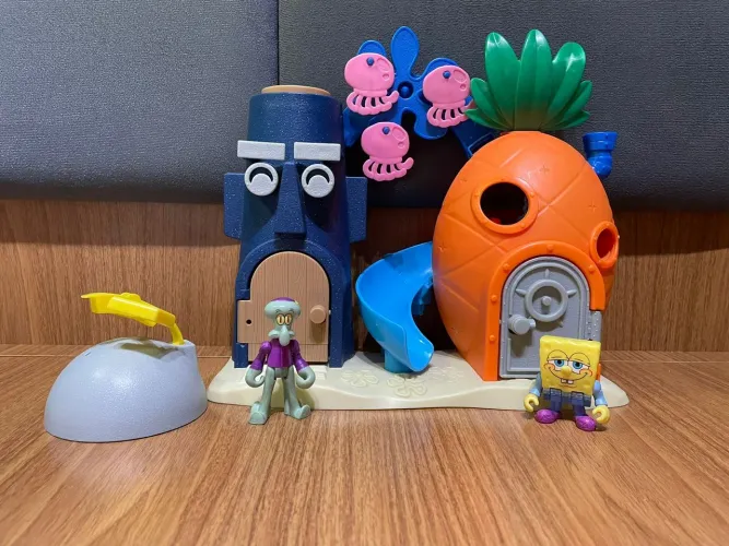 Bob Esponja Imaginext casa abacaxi