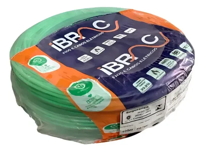  Cabo Flexível IBRAC 2,5mm - 100m (Preto) | INMETRO 