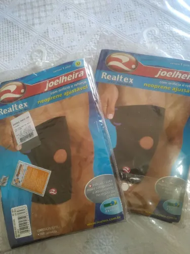 Joelheiras neoprene ajustáveis nunca usadas