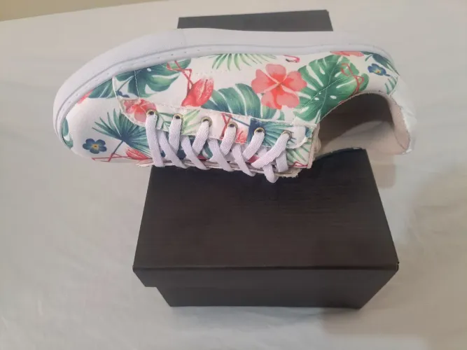 Tênis casual Floral Flamingo N: 39
