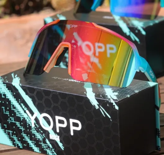 óculos de sol esportivo yopp uv400 corrida e bike mask l 2.1