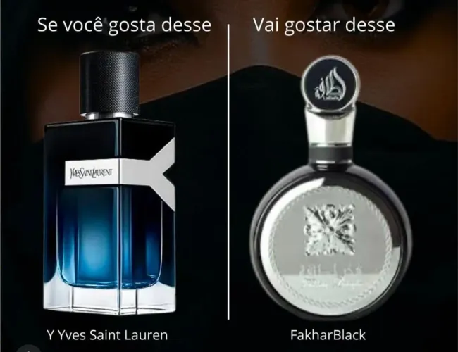 Perfumes Yves Saint Laurent e Fakhar Black