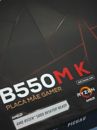 Placa Mae Gigabyte B550M K, DDR4, Socket AMD AM4, M-ATX, Chipset AMD B550.