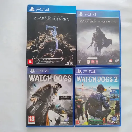Jogos PS3 e PS4 - Não envio via correios