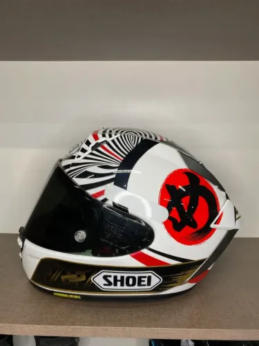 Capacete Shoei X-Spr Pró Marquez Motegi 4 TC-1 Tamanho 62 Novo Mostruário